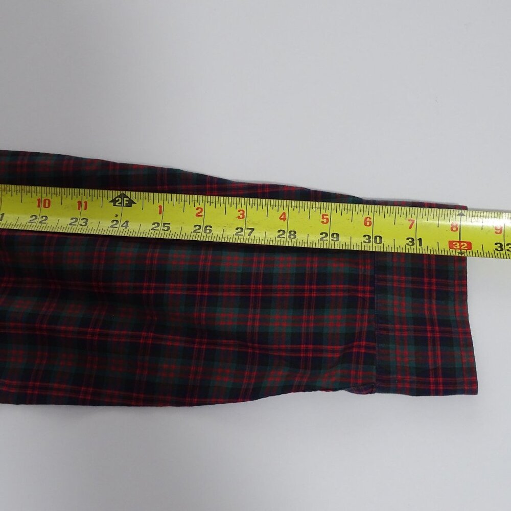 Polo Ralph Lauren Men Classic Fit Plaid Button Down Shirt Red Green XL Christmas - Picture 11 of 12